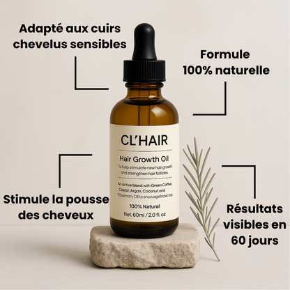 CL'HAIR Huile de croissance capillaire